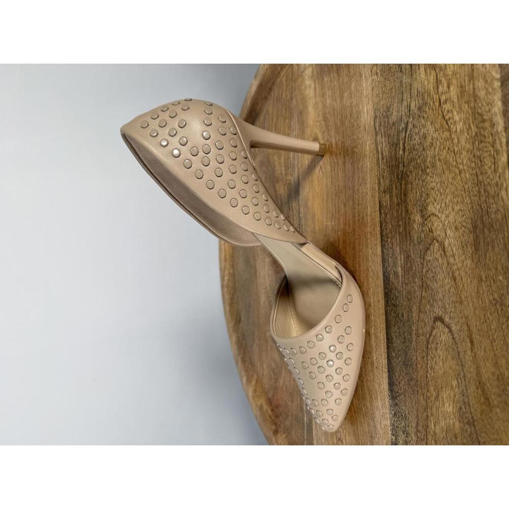 French Connection Cement Studded Pumps Pointed Toe Heels Size US 8.5 NWB - Picture 10 of 11